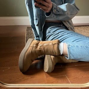 Pajar Tan Suede Boots